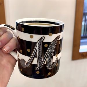 🌸M initial mug